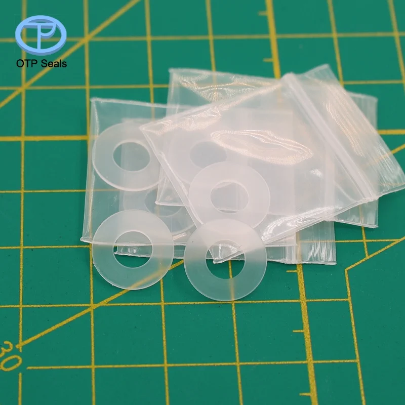 Custom Seals PCTFE Seal Gasket 5.6x11.9x0.7mm Polychlorotrifluoroethylene Factory Non-Standard Sealing Solutions OEM ODM