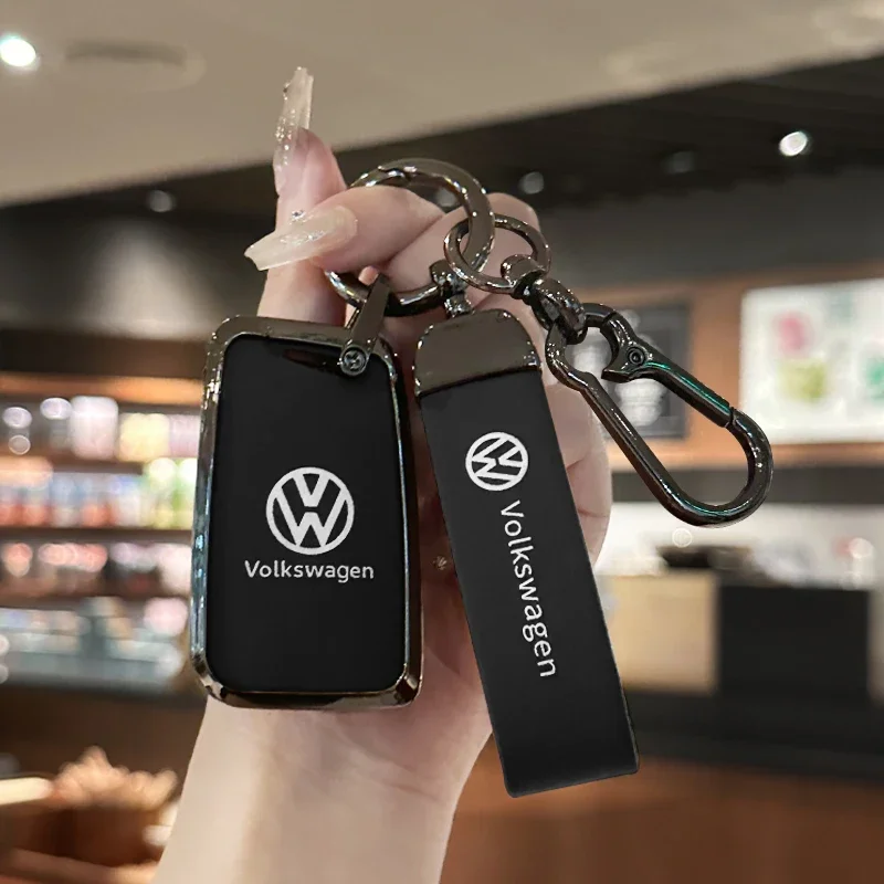 

For VOLKSWAGEN VW For VW Volkswagen Tiguan MK2 Golf 7 MK7 T-Cross T-ROC Polo Touran Zinc Alloy Car Key Case Cover Shell Protect
