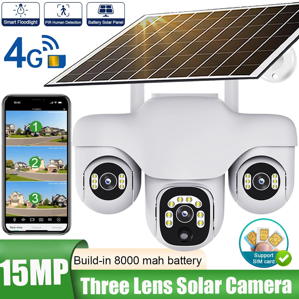 4G Solar Camera Thr…
