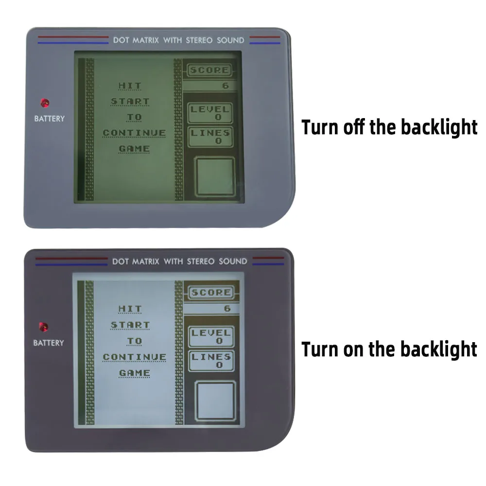Newest Real Drop-in 2.5 inches Grayscale LCD Screen Kit For GameBoy GB DMG Same Display Size Easy Install w/ Multi Color Screen