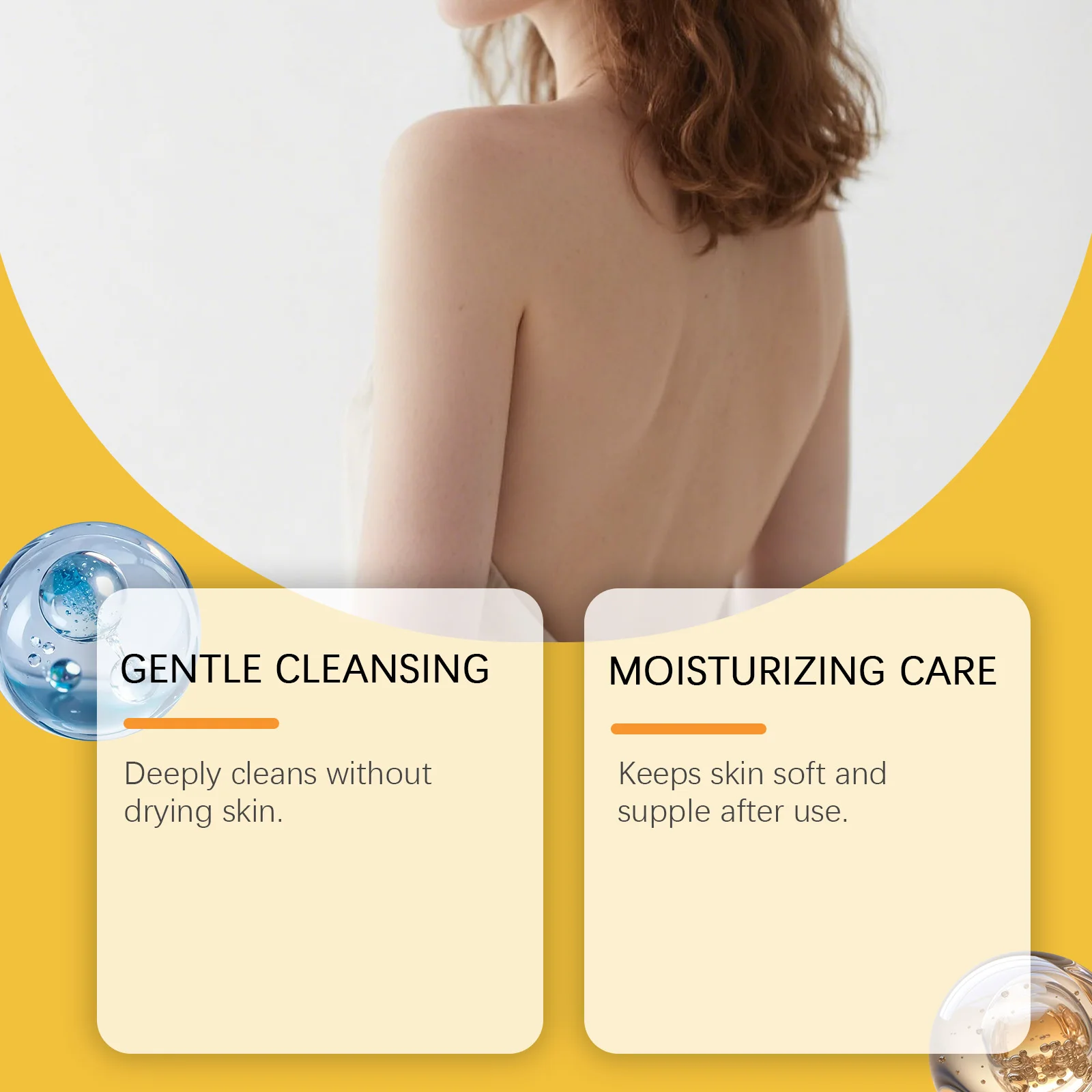 Deep Cleaning Body Wash Daily Anti-Acne Oil Removal Exfoliate Moisturize Skin Acne Lasting Fragrance Smoothes Body Clean Skin