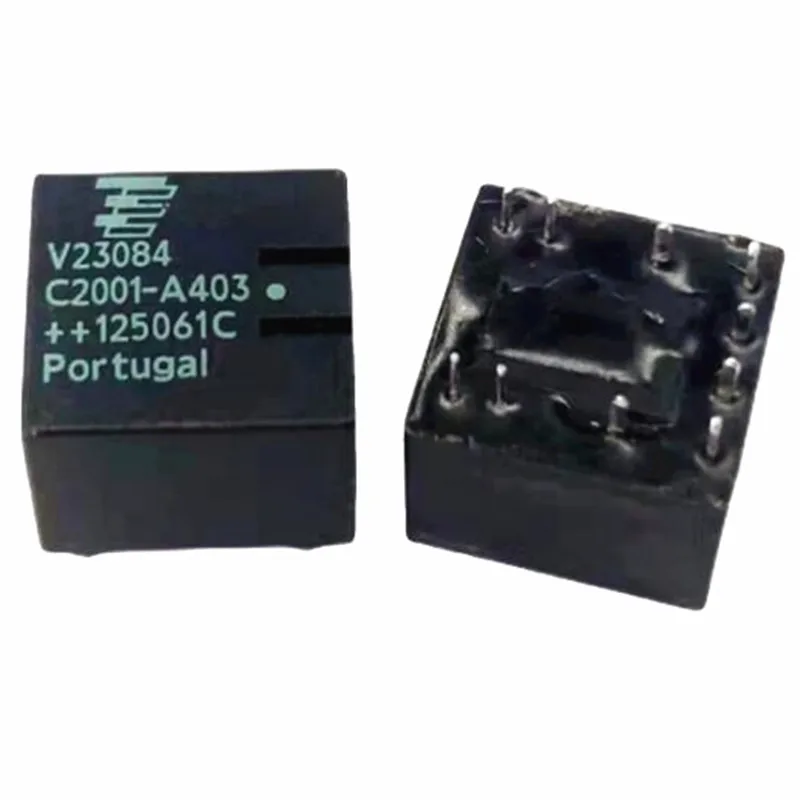 

ГОРЯЧАЯ НОВОЕ реле V23084-C2001-A403 V23084C2001A403 12 В DCV12 12 В постоянного тока 10 контактов