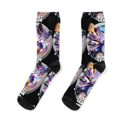 Rocket League calcetines navideños para hombre y mujer, medias de Liga brillantes, Botas de senderismo, calcetines de lujo