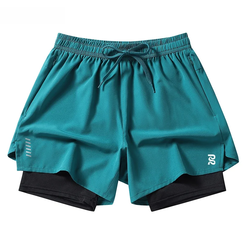 

Qui Dry, дышащие, для отдыха на открытом воздухе, для спорта, для бега, баскетбола, мужская футболка длиной четверти, повседневные орты