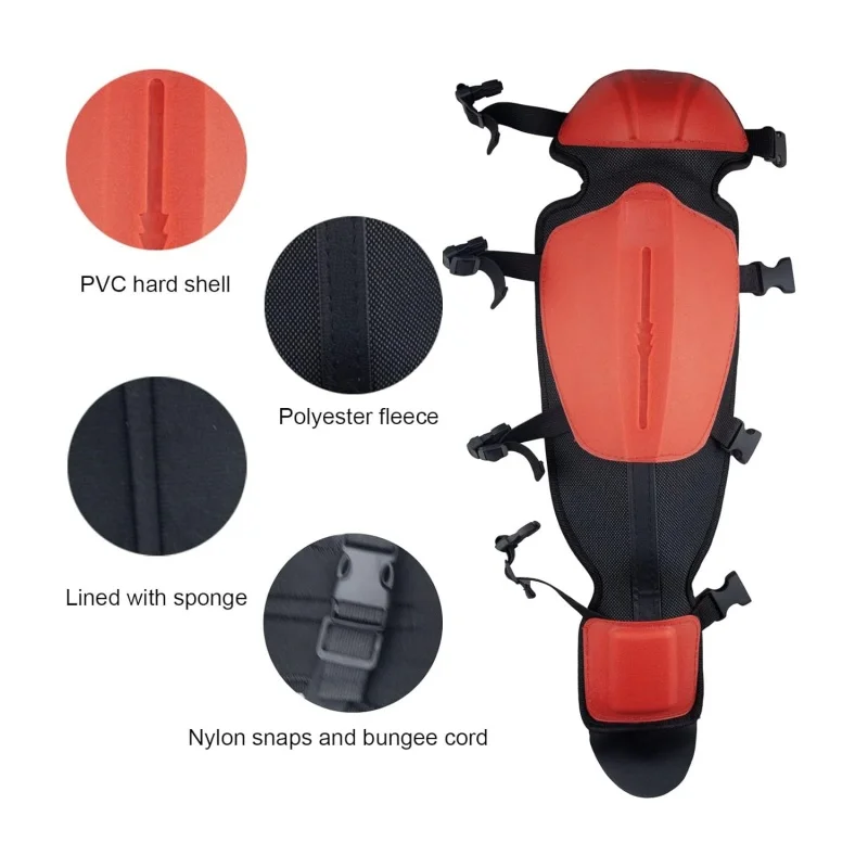 2PCS Verdickte Gartenarbeit Knie Pads Schienbeinschoner Bein Protektoren Mähen Gamaschen Für Boden Reinigung Unkraut Trimmen Bau Arbeit – Detail 7