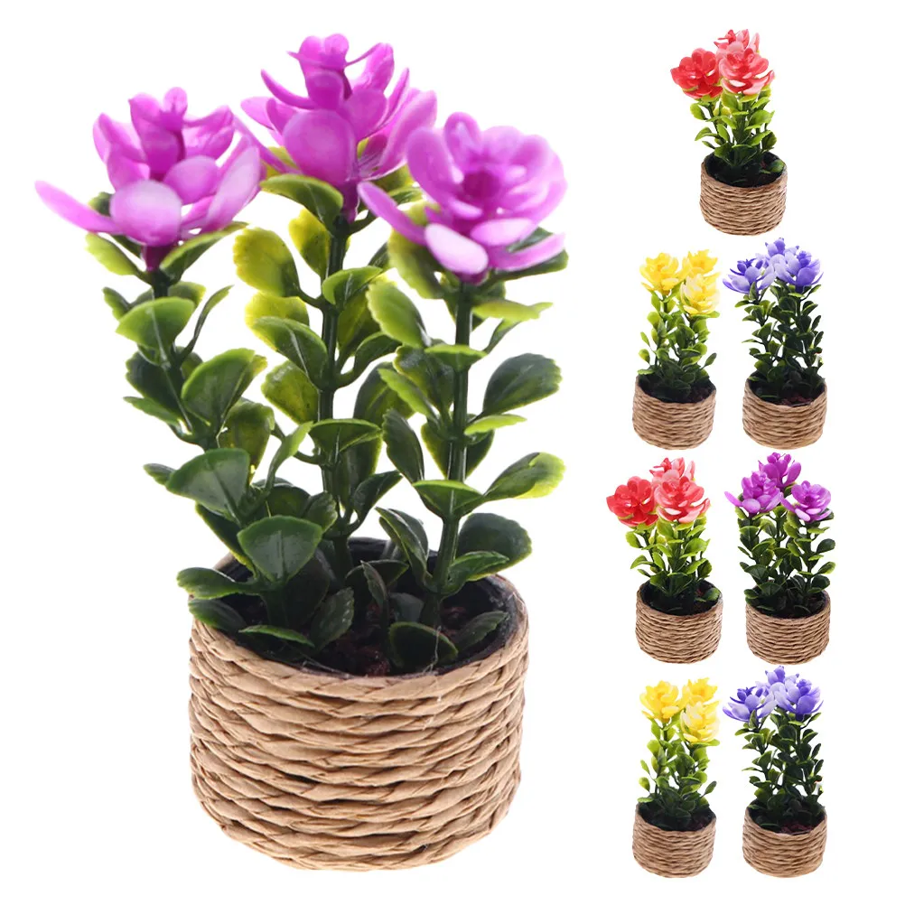 

Набор из 8 миниатюрных реалистичных искусственных суккулентов в горшках для кукольного домика, микроландшафта, домашнего офиса, декора стола, сказочного сада