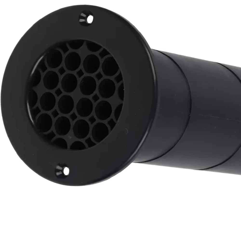 Schwarze runde Bodenlüftung 75x120mm Ersatzteil für Wohnwagen, Wohnmobil, Gas-Drop-Out, Campervan, RV, Camper - Automobilbelüftung