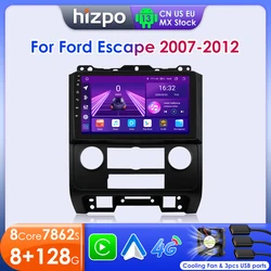 Hizpo rádio do carro para ford escape 2007-2012 9 