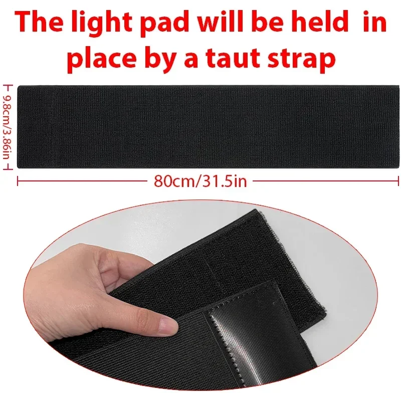 660nm 850nm Red Infrared Light Therapy Pad LED Body Health Care for Body Back Knee Hands Feet Relief Heating Wrap Pad Face Care