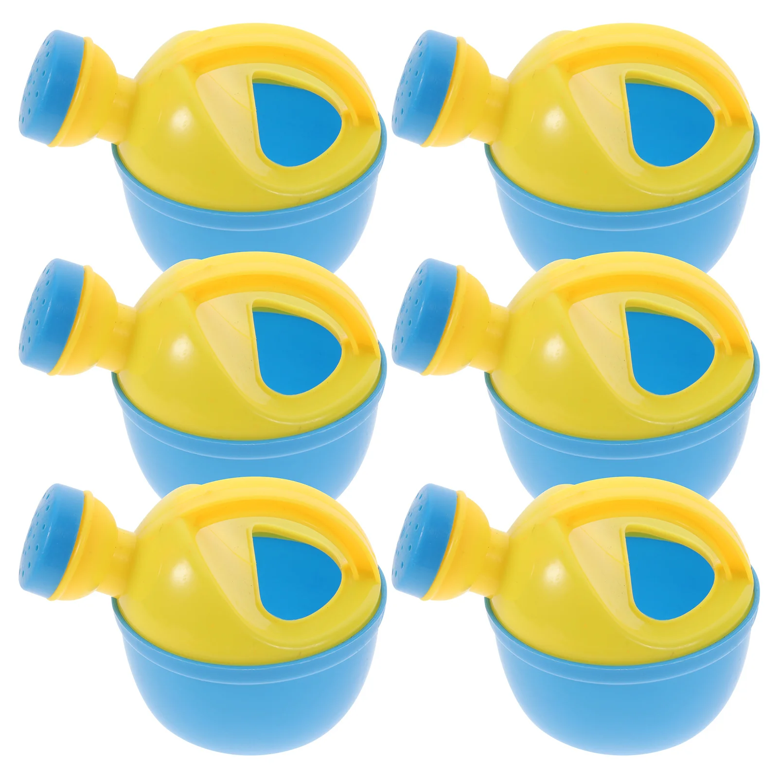 6 szt. Dziecięca konewka w kształcie kwiatka z tworzywa sztucznego do kąpieli, pod prysznic, do zabawy w podlewaniu dla dzieci, letnia konewka do zabawy w wodzie