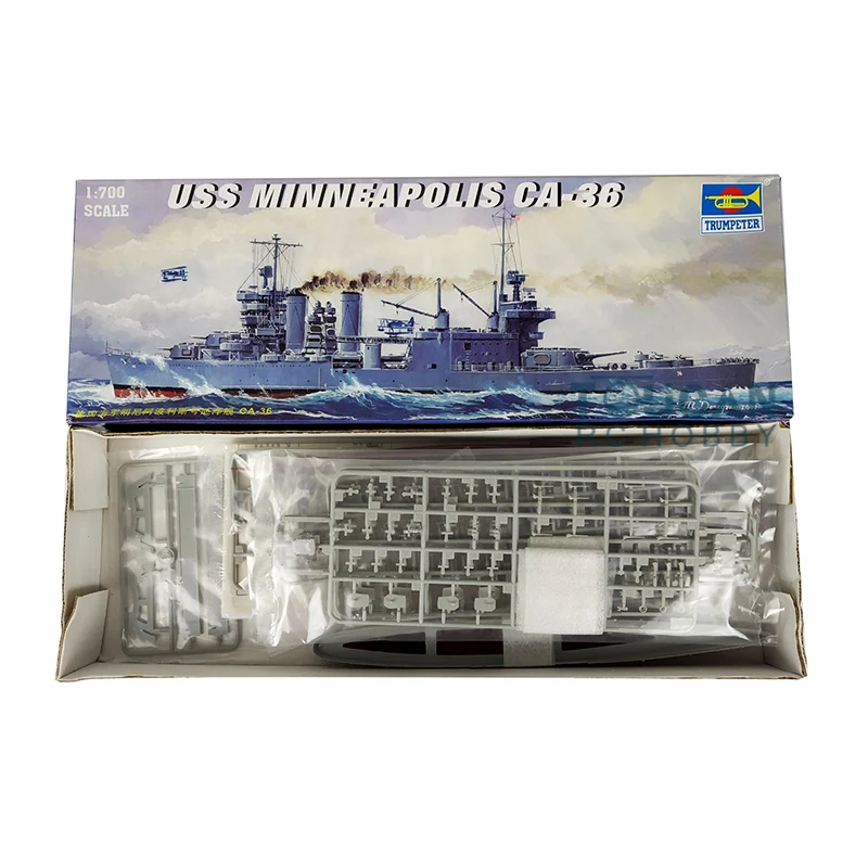 

Trumpeter 05744 1/700 Scale USS Heavy Cruiser Minneapolis CA-36 1942 Ship DIY Boat Model Model Building Kits Toys TH05442-SMT6