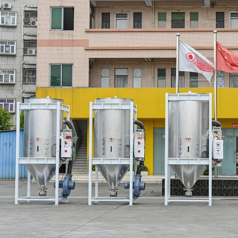 Large hopper plastic dryer, vacuum vertical PET particle 1000kg dryer, three machines in one