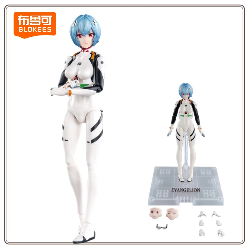 

Новый BLOKEES Building Man Neon Genesis Evangelion Ayanami Rei Combat Suit Miracle Edition Аниме Сборка Периферийные игрушки ручной работы
