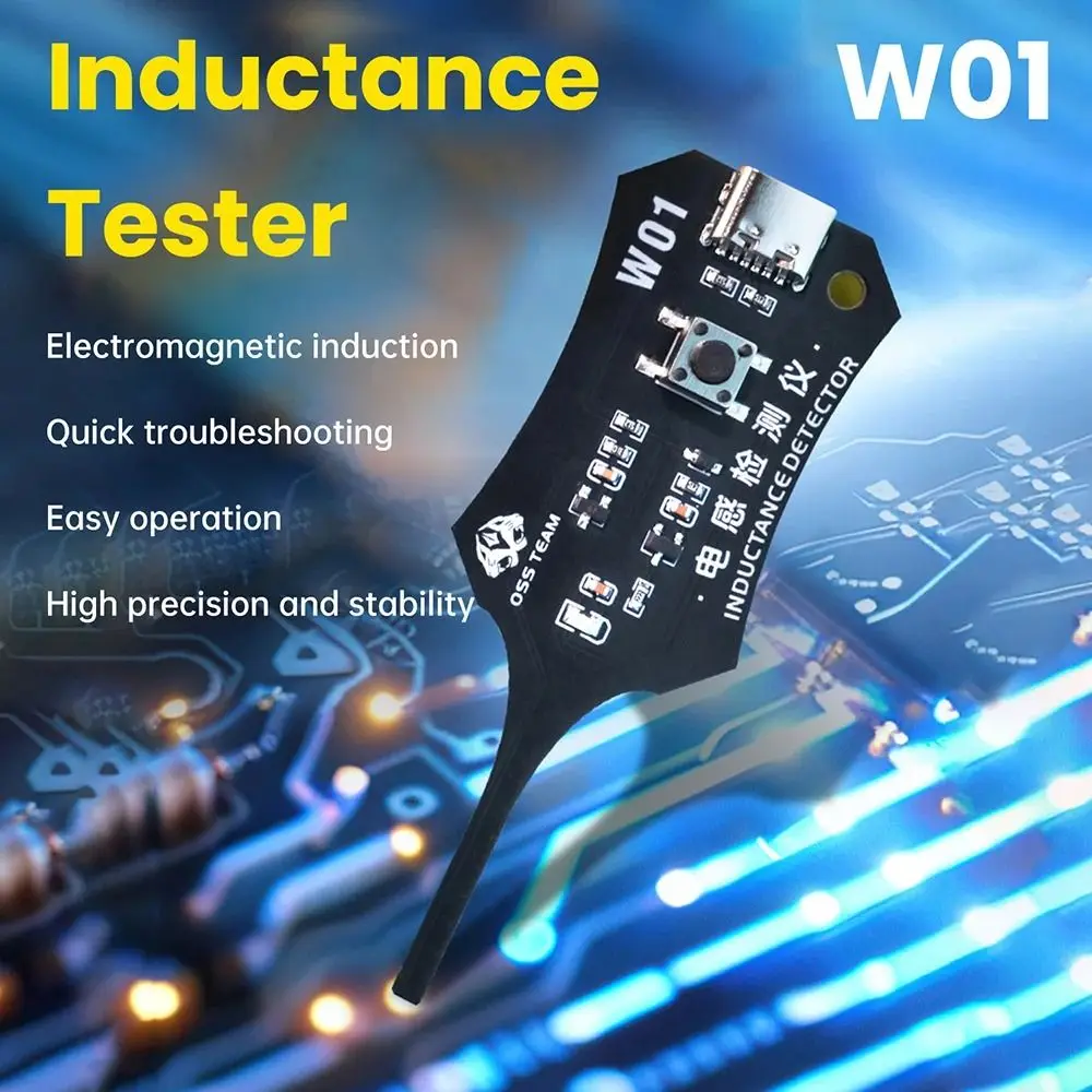 Type-C Interface Inductance Tester Smart Diagnostic Quick Fault Check Inductor Detector Tool Component Diagnostics Professional