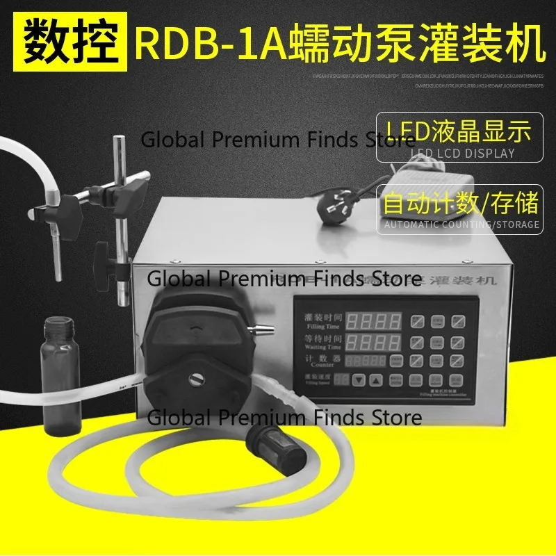 RDB‑1A Peristaltic Pump Filling Machine for Pesticide 502 Glue Acid Alkali Solvent