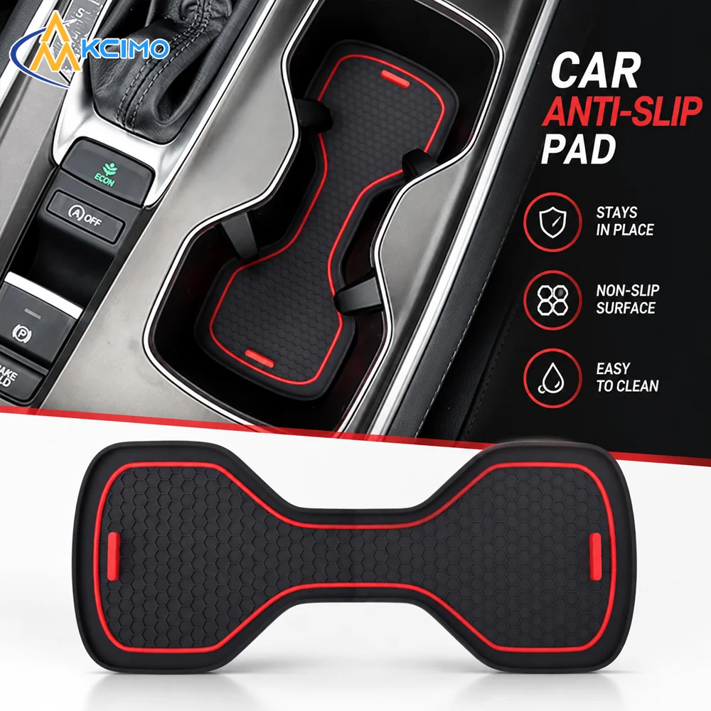 1Pc Custom Center Console Cup Pad Set, Anti-Slip Dust-Proof Interior Coaster Mats For Honda Accord 10th Generation 2017-2022