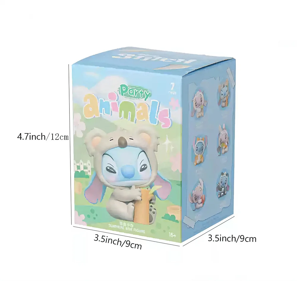 2026new Disney Stitch Animals Party Series Blind Box – Najnowsza figurka, tajemnicza figurka dekoracyjna, woreczek niespodzianka, prezent urodzinowy