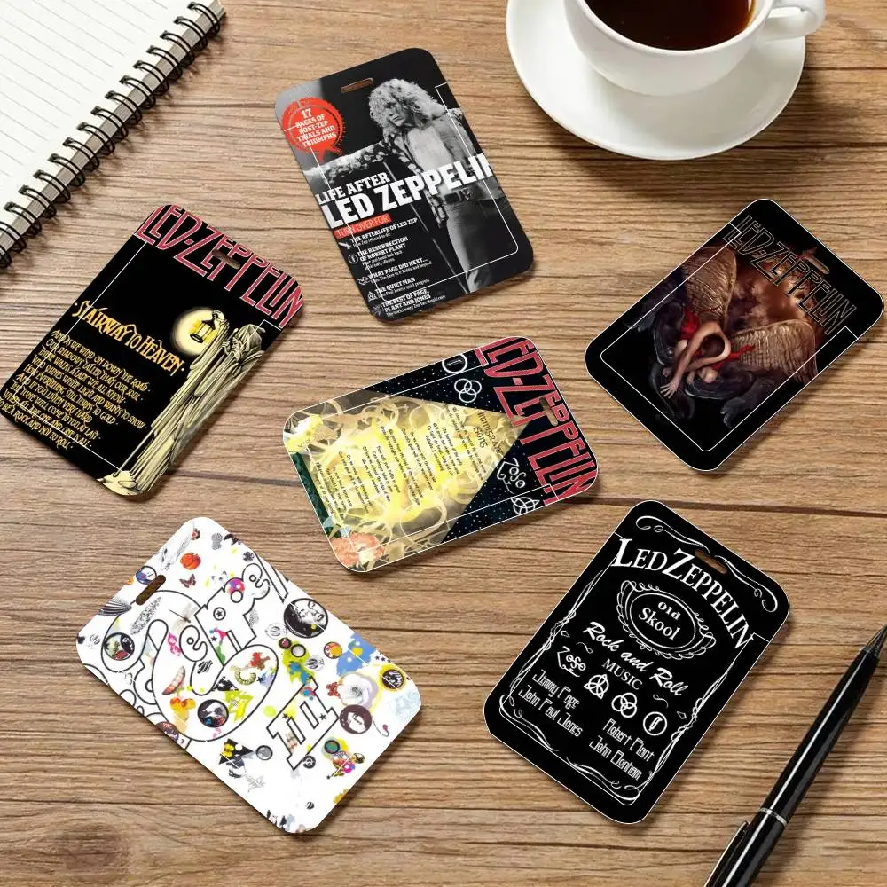 

Держатель для ID-карт Band L-Led Z-Zeppelin с ремешком на шею, подвеской, держателем для бейджей, шнурком, брелоком, чехлом для рабочих удостоверений, подарок