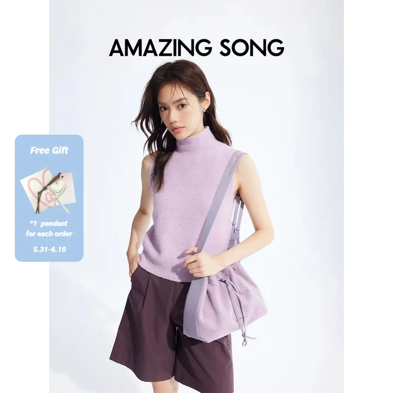 

Amazing Song Donut Drawstring Bucket Bag Autumn Suede 2025 NEW Women's Fashion Bag