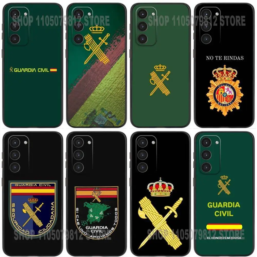 

Spanish Guard Civil Emblem Phone Case For Samsung Galaxy A20,21s,22,31,32,52,53,72,73,80,91 Soft Silicone Black Cover