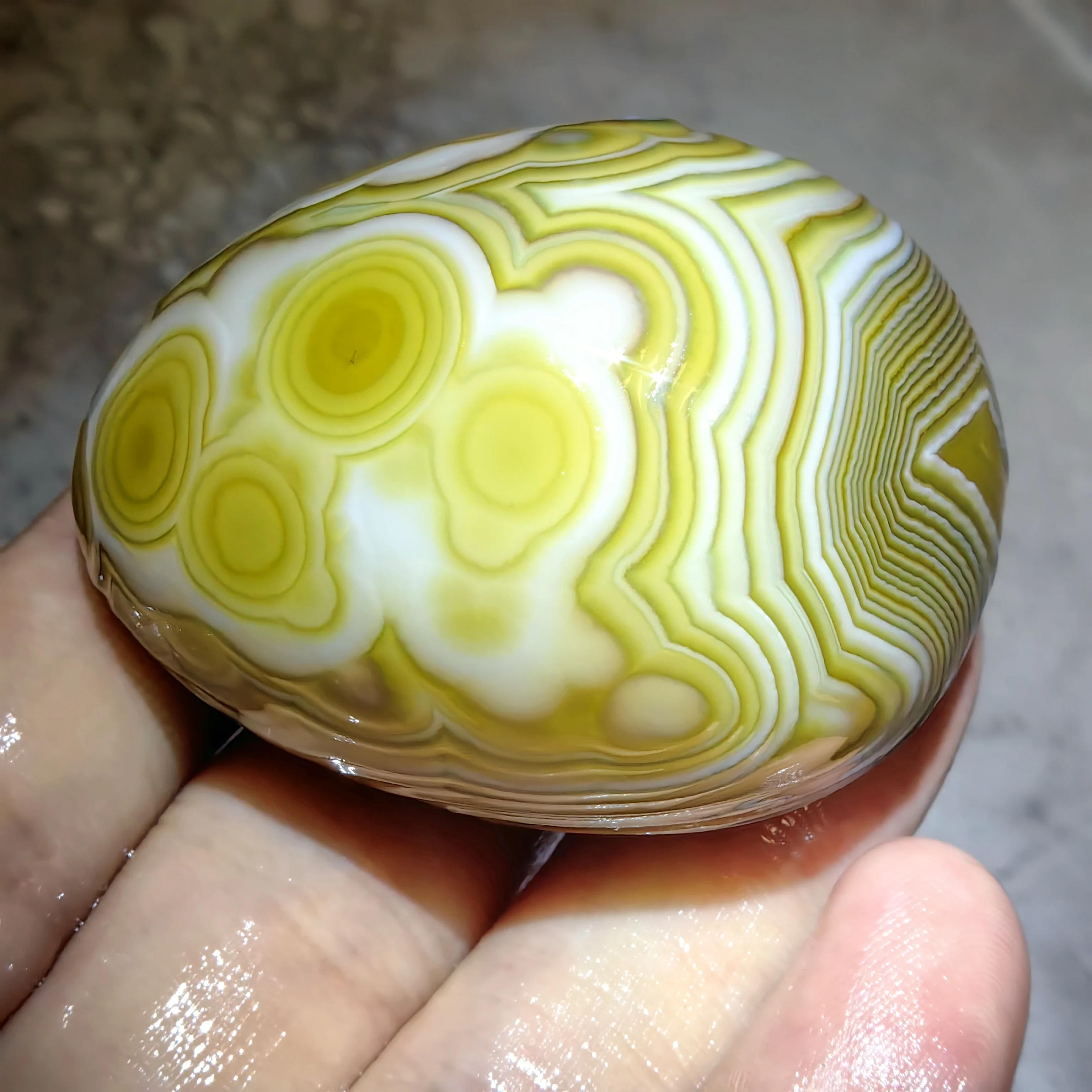 Pure Raw Divine Eye Agate  Unprocessed Haut-Relief Gobi Stone for Chakra Healing, DIY Decor & Good Fortune Attraction