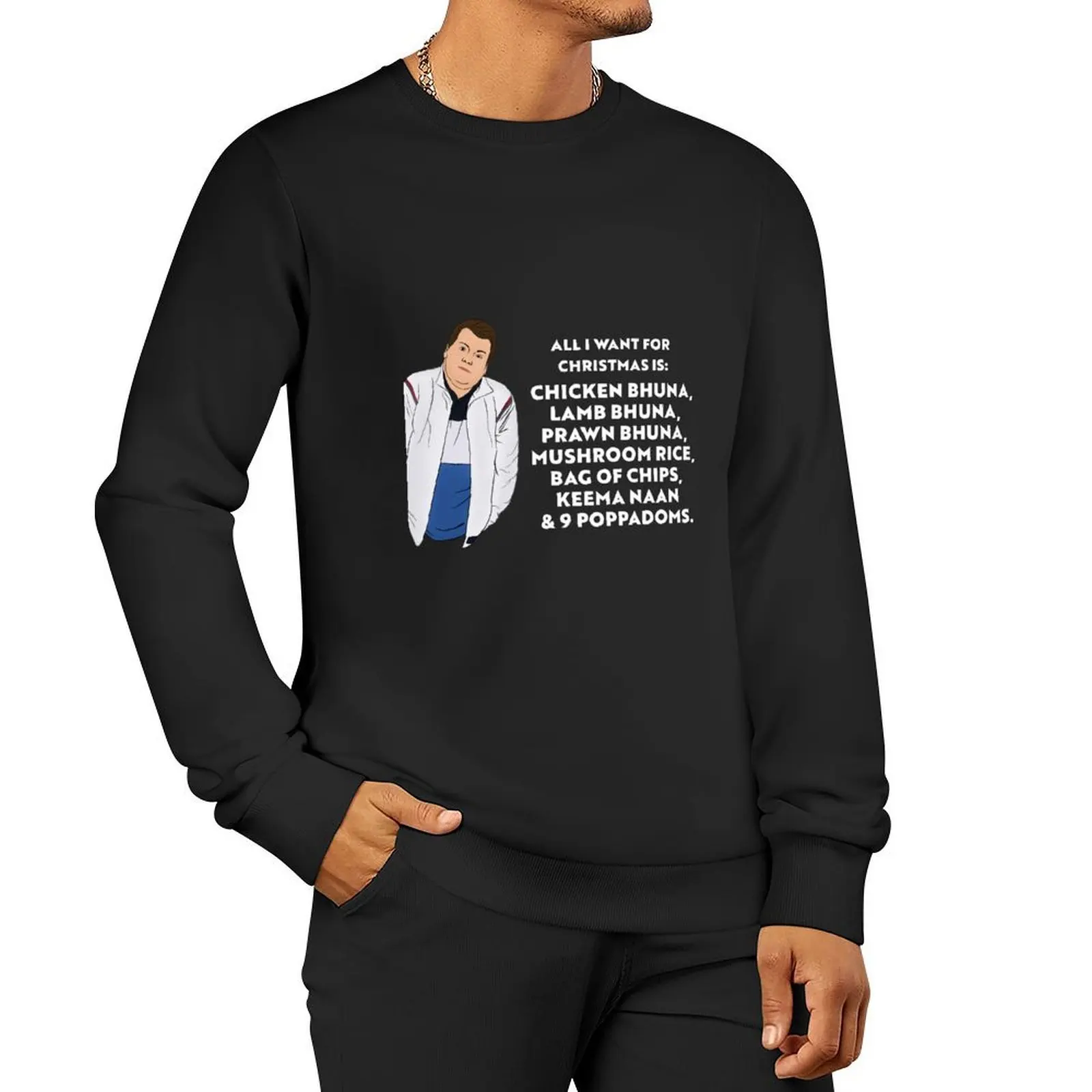 Smithy - Gavin & Stacey - Lista de Natal Pulôver blusa estilo japonês roupas masculinas de outono com capuz