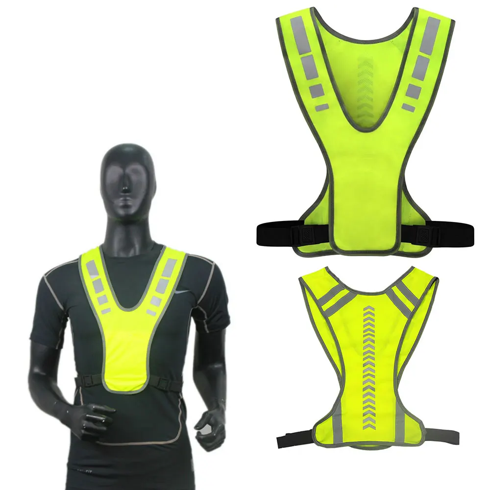 High Visibility Safety Highlight Night Motorcycle Reflective Cycling Vest Traffic Coat Night Running Working Reflective-Clothes