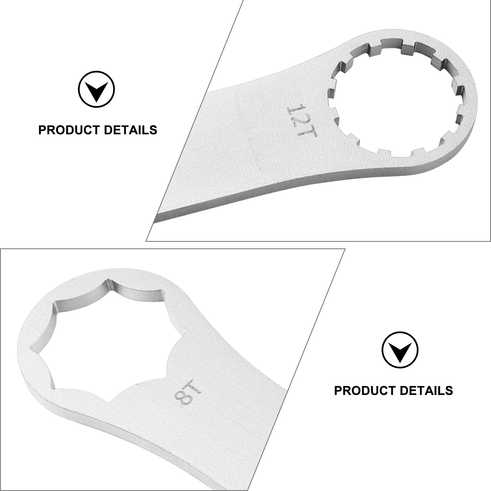 

Front Fork Wrench 8t 12t Double Head Design Strong Stainless Steel Mountain Bike Repair Tool Suntour Front Fork Spanner