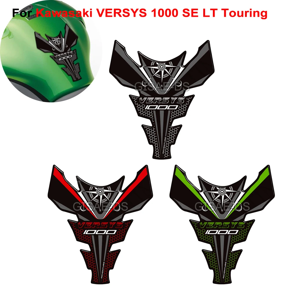 

Fit For Kawasaki VERSYS 1000 SE LT 1000LT Touring Motorcycle Fuel Tank Pad Stickers Protector Decal