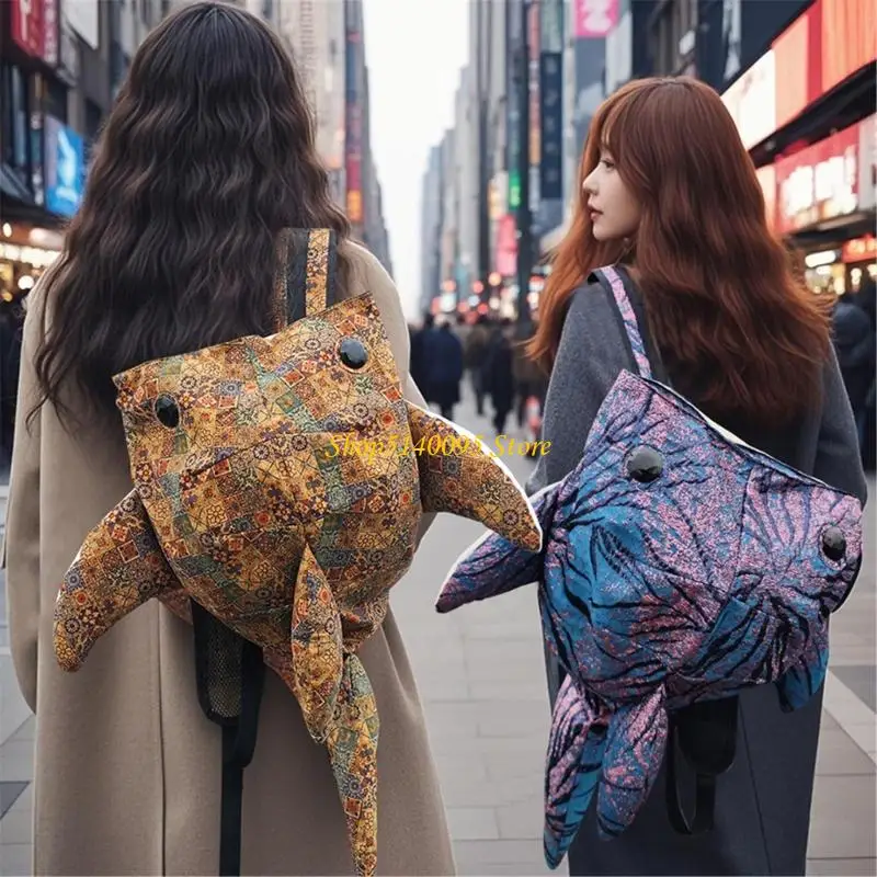 Mochila forma tubarão DXAE para homens homens viajam para laptop casual Mochila Caminhada Daypack