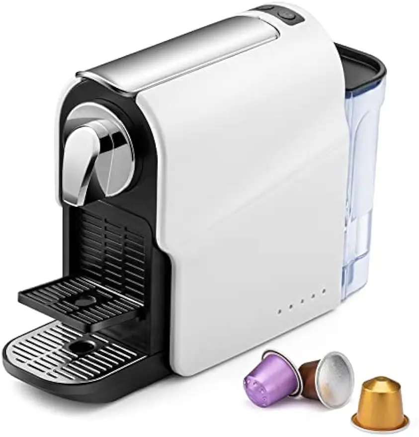 

Compact Capsule Coffee Maker for Original Pods, 20 Bar High Pressure Pump, Removable Water Tank