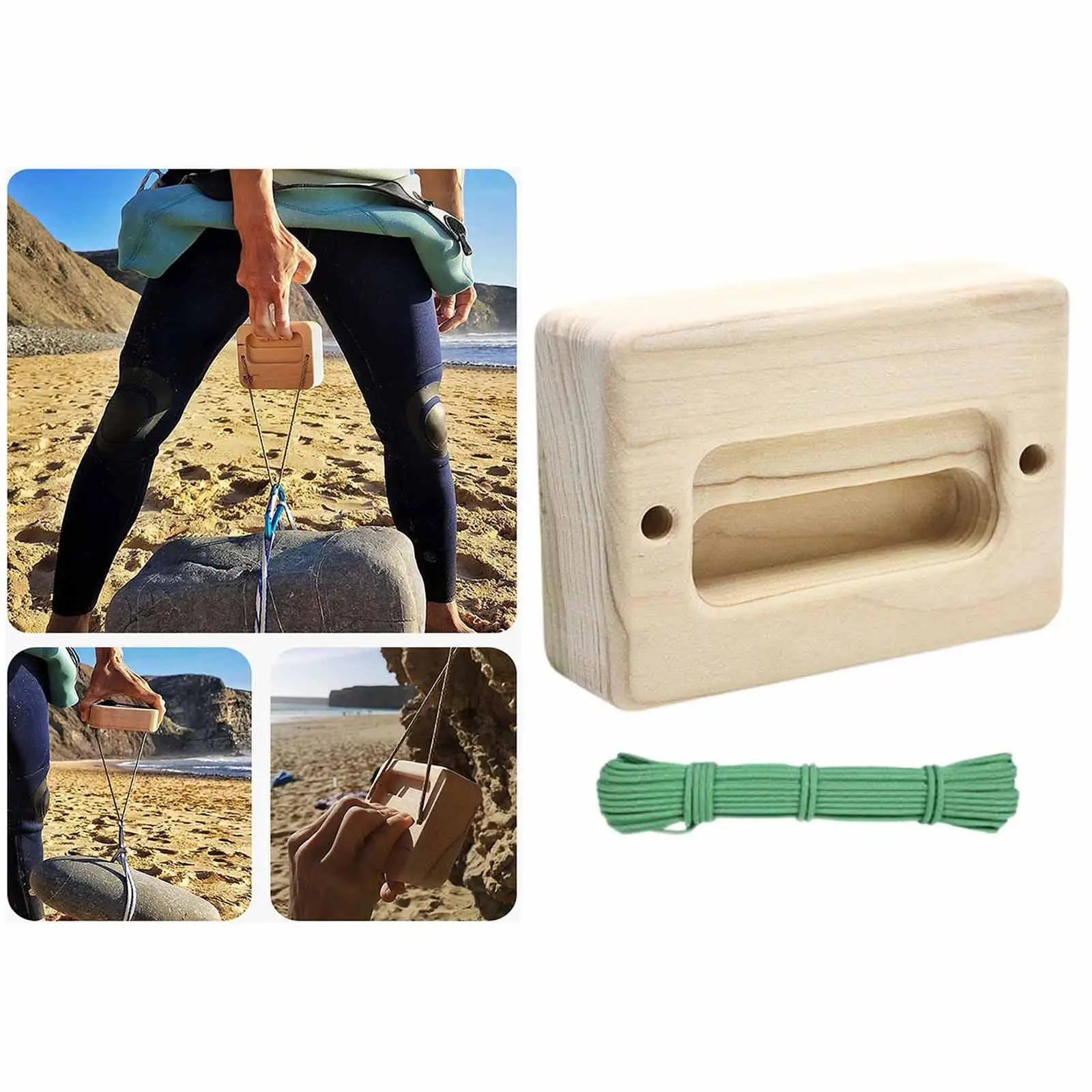 

Climbing Hangboard Forearm Exerciser Portable Wall Hanging Upper Body Workout Building Core Strength Indoor Outdoor Fingerboard
