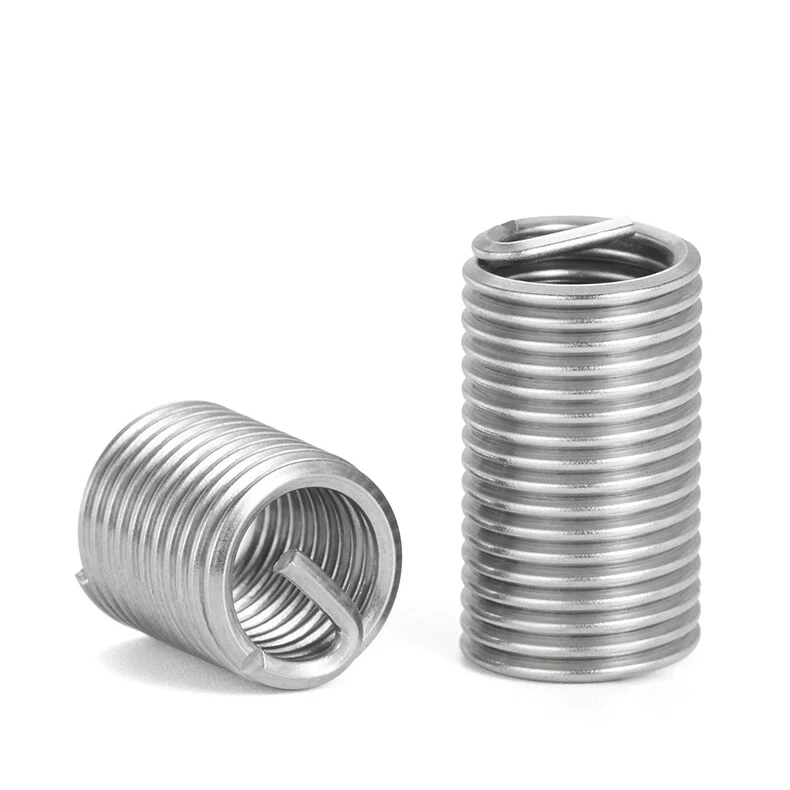 M1.6 M2 M2.5 M3.5 M4 M5 M6~M24 304 Stainless Steel Coiled Wire Helical Screw Bushing Sleeve Set Thread Inserts Thread Repair Kit