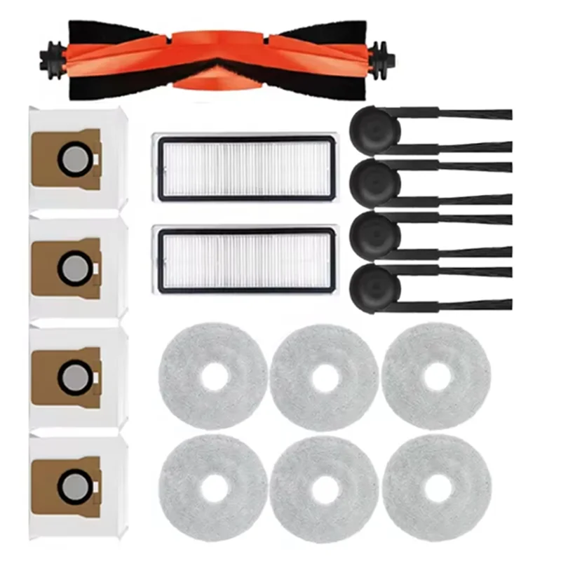 

X16A 2025 НОВИНКА-для Xiaomi Mijia M40S OV31CN Запасные части для пылесоса Основная щетка Боковая щетка HEPA-фильтр Швабра Тканевый мешок для пыли