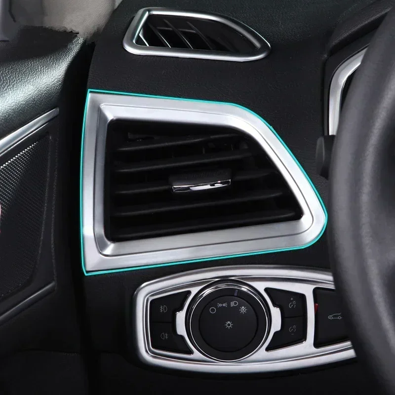 

WELKINRY For Ford Edge 2nd Generation 2015-2021 Endura Front Car Console Side Air Conditioning Outlet Vent Cover Trim
