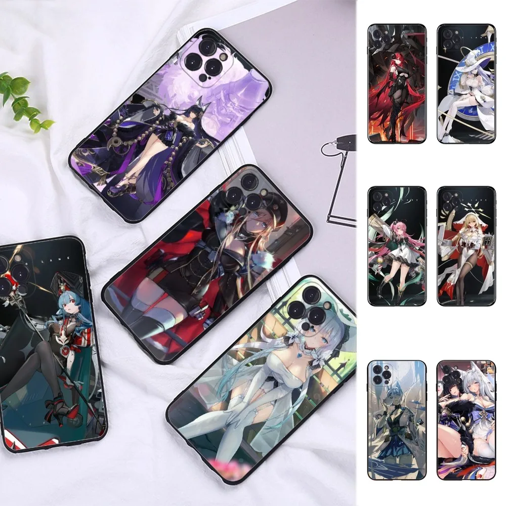 Azur Lane Phone Case For iPhone 15 14 11 12 13 Mini Pro XS Max Cover 6 7 8 Plus X XR SE 2020 Funda Shell