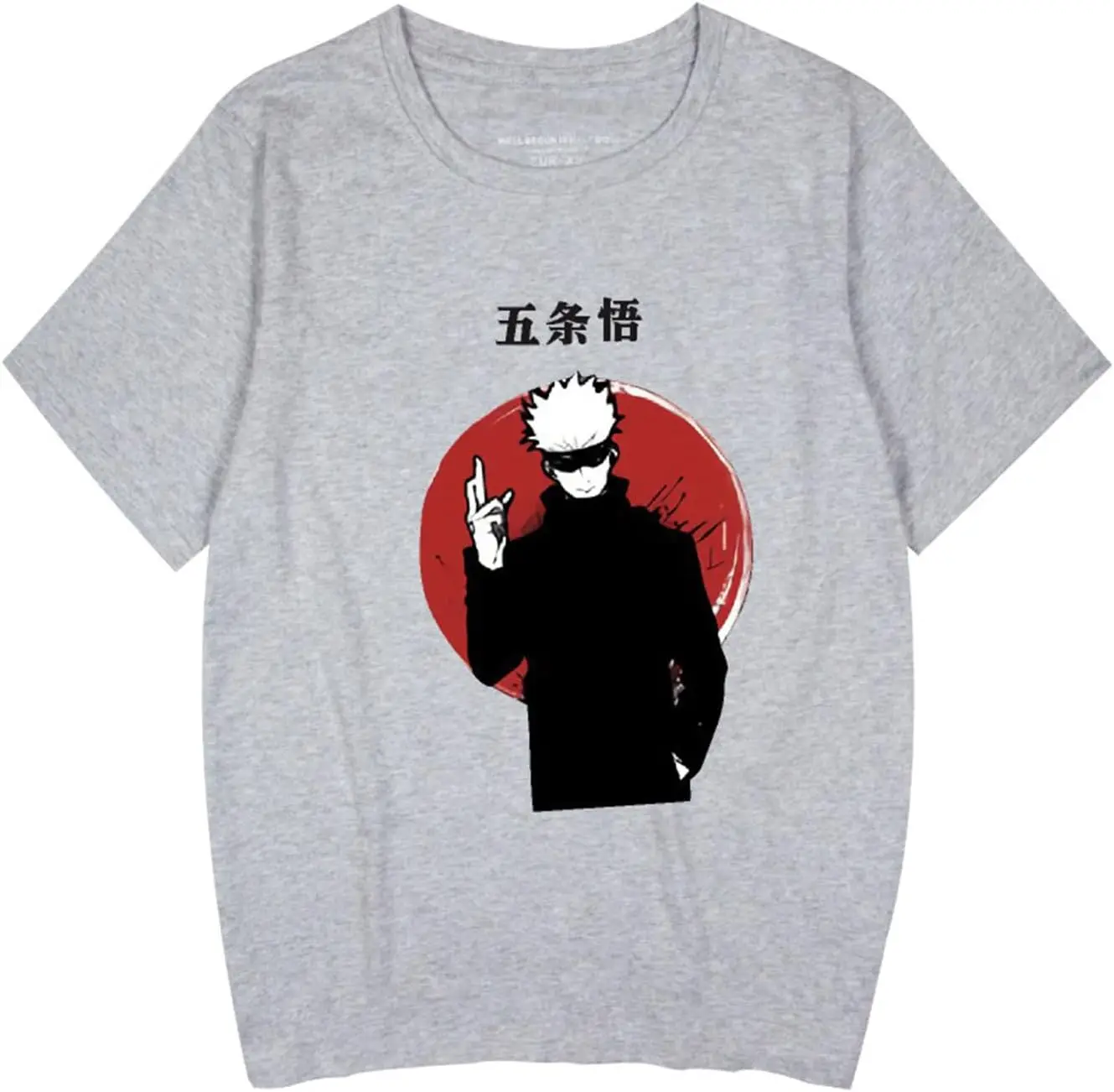 Cotton T-Shirt Streetwear Anime Jujutsu Kaisen Tee Shirt Men Unisex