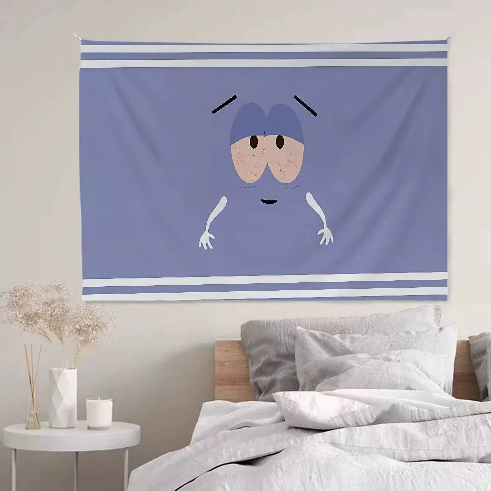 S-South Park Towelie Cartoon Hanging Bohemian Tapestry Cheap Hippie Wall Hanging Bohemian Wall Tapestries Mandala Wall Hanging