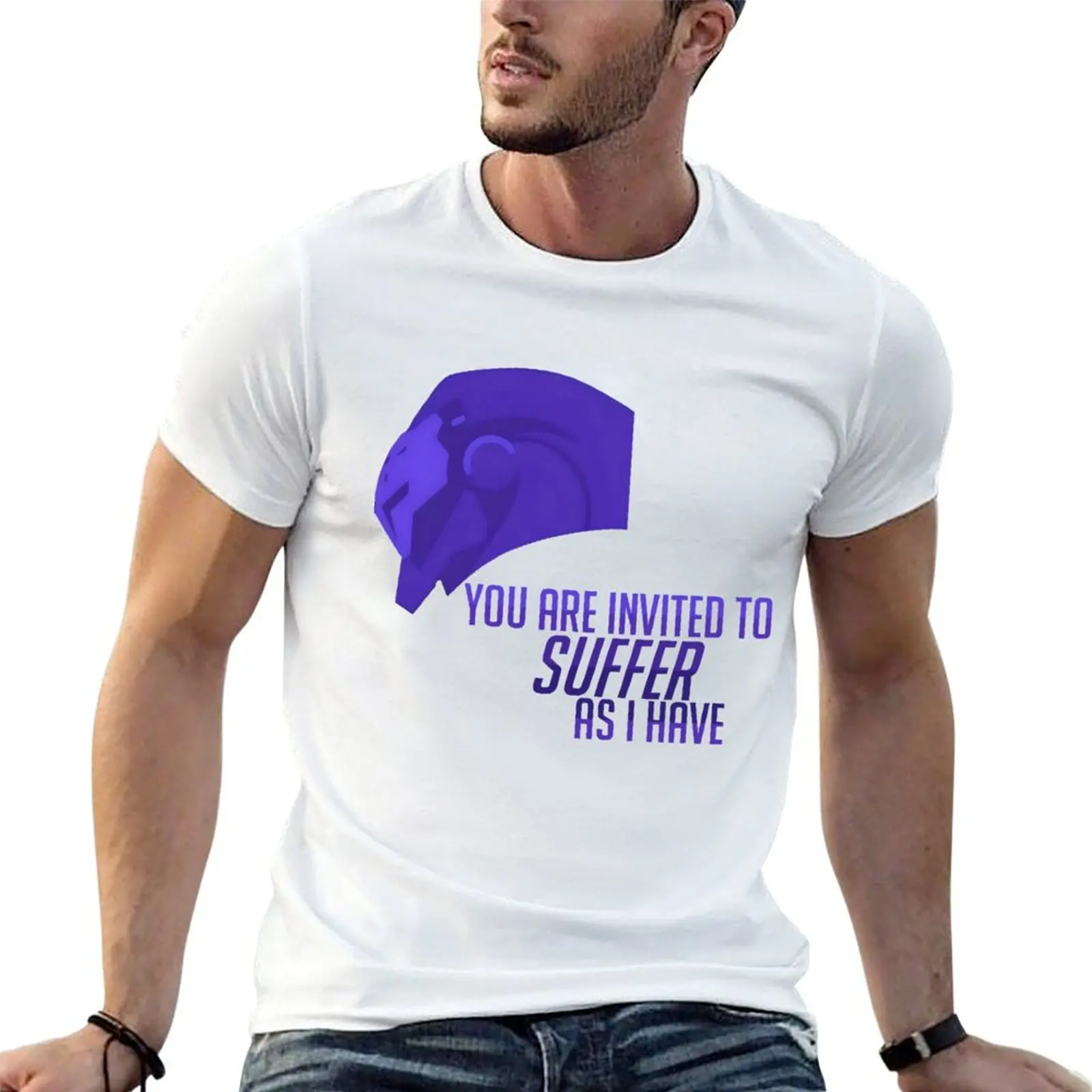 

Ramattra You are invited to suffer T-Shirt t shirts for man cotton t shirt man casual T-Shirt