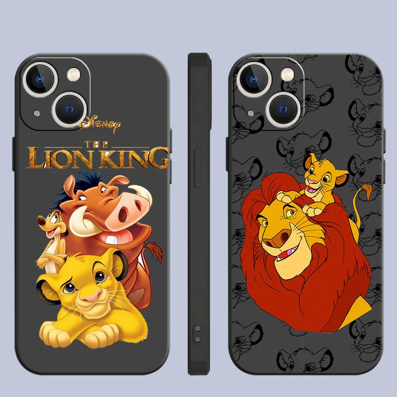 The Lion King Case For Apple iPhone 16 15 14 11 13 12 Pro 7 X XR XS Max 6 8 Plus SE 2022 14Plus Soft Phone Coque