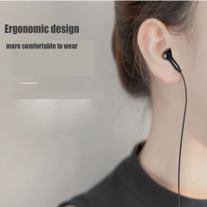 QianYun-Qian49 Auriculares intrauditivos HiFi, cabeza plana dinámica de graves de alta calidad, auriculares de 3,5 mm, originales