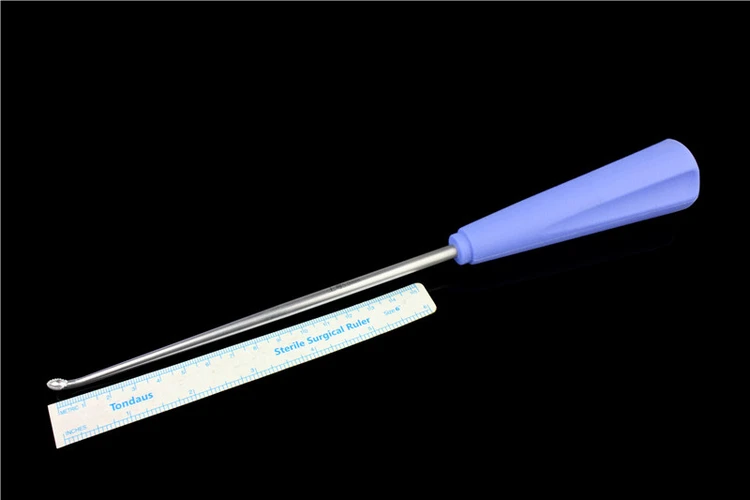 

toothed Bone curette joint curettage spine cervical vertebra scraper orthopedic instrument medical lumbar fusion hanging spoon