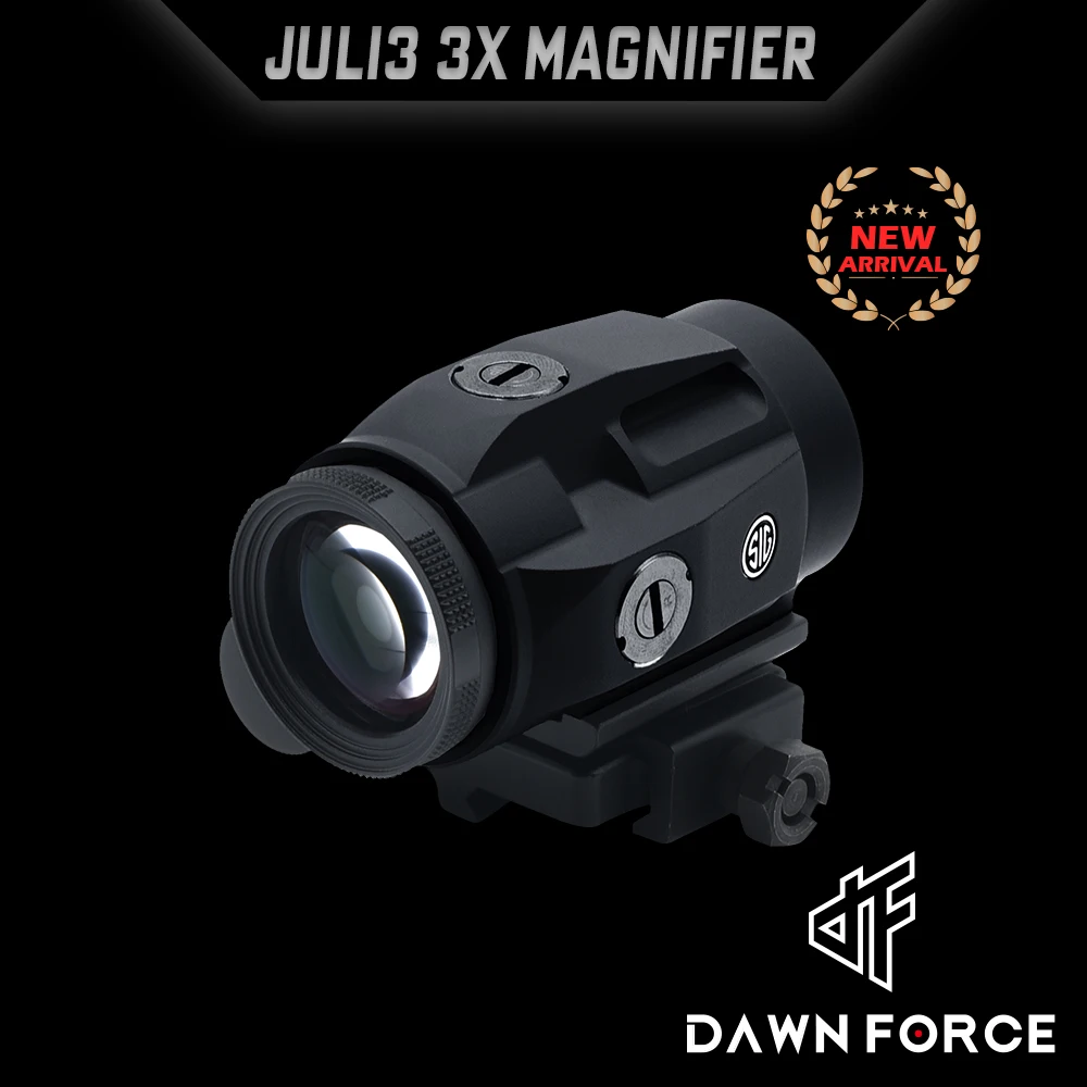 

JULIET3 3X Magnifier Sight with Switch to Side QD Absolute Co-witnessor Lower Third Mount for Red Dot Holographic Sight