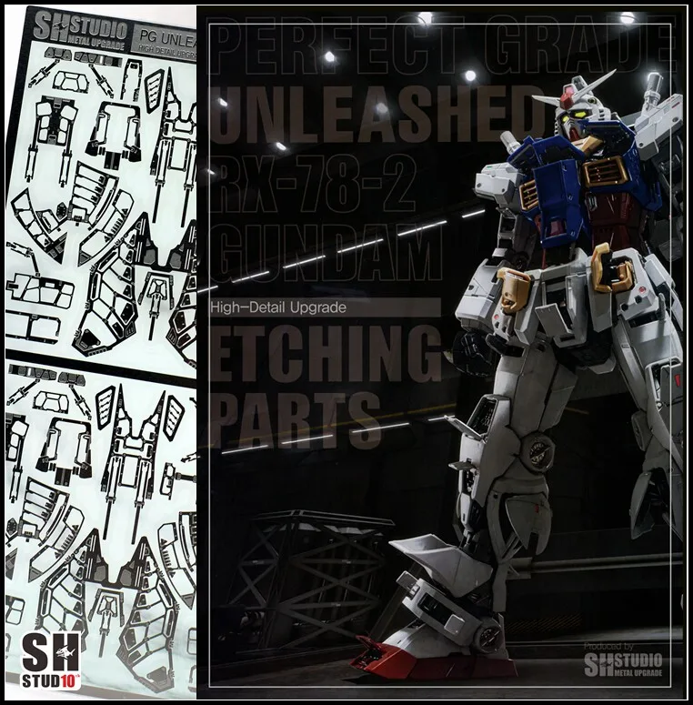 Armor Etching Sheet PGU PG 1/60 RX-78-2 Yuanzu Details