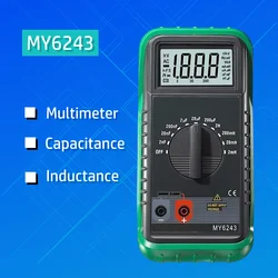 MY6243 Digital Multimeter Capacitance Inductance Tester C/L Inductance Meter 2m/20m/200mH/2H Capacitance Meter 2nF-200uF