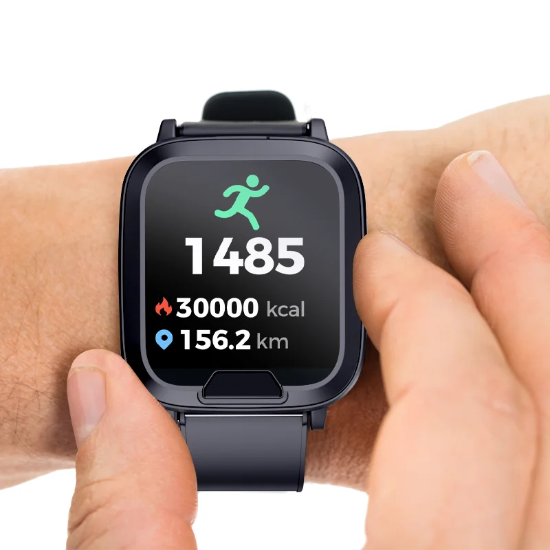 EV06 Elderly 4G Cellular Medical Alert Smartwatch Instant Emergency Help Senior Life Monitoring Device