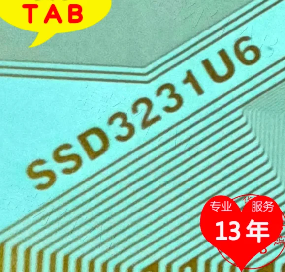 SSD3231U6 Nuovo driver LCD COF/TAB bobina originale IC 1 PZ