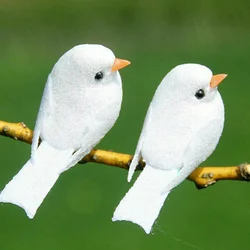 12Pcs/1set Clip-on Mini Fake Bird Xmas Tree Ornaments Festival Garden Decor Gift Christmas Decorations Home Decor Supplies Gifts