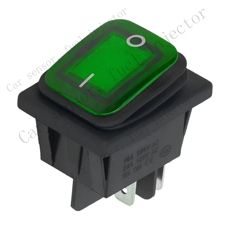 Q+ FOR 4Pin Snap in ON-OFF Rocker Switch waterproof Fit for Car Boat