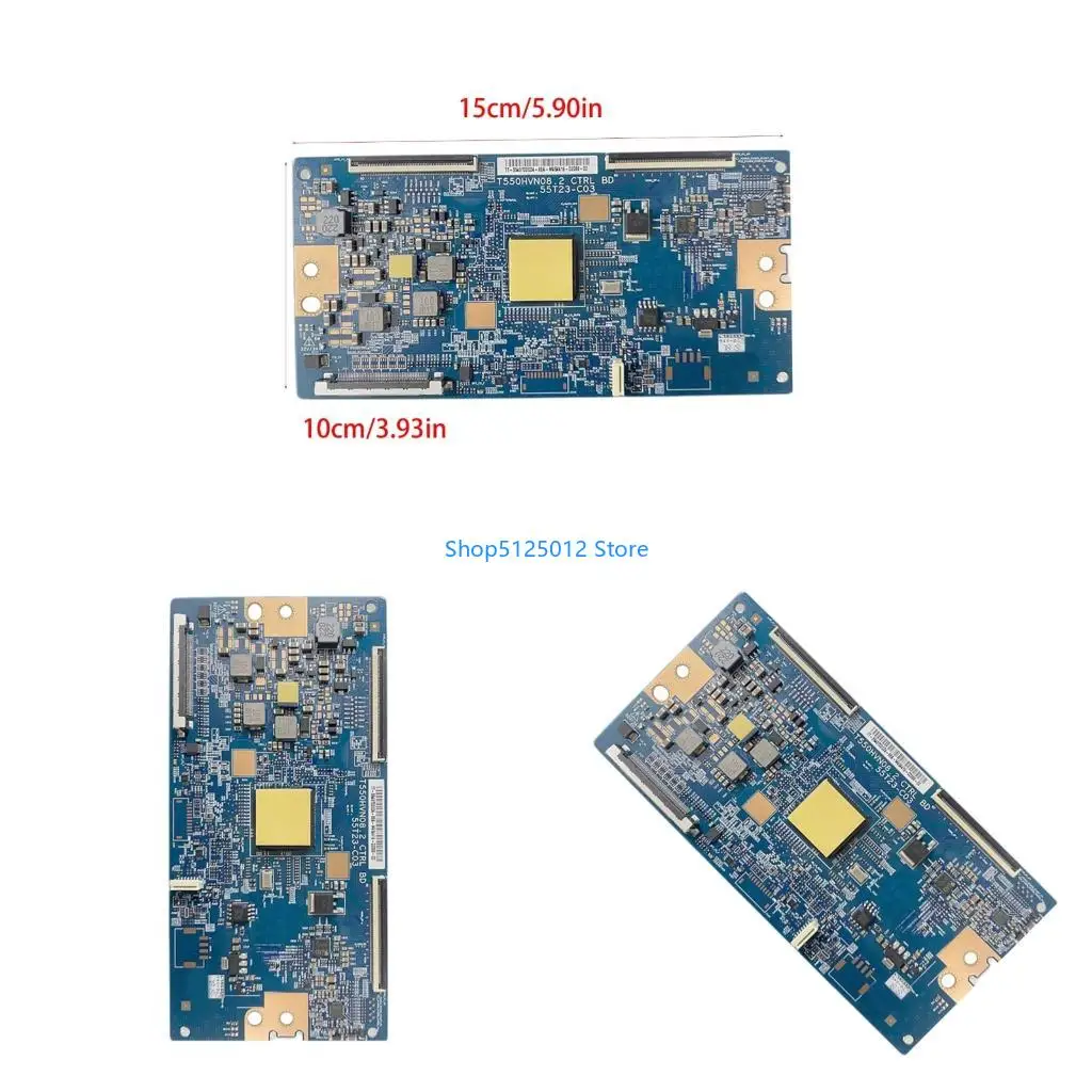 G8TC T-Con Replacement Board with Ribbon-Cable Connector Layout